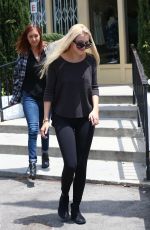 AVA SAMBORA Leaves a Nails Salon in Calabasas 05/16/2015