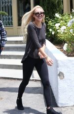 AVA SAMBORA Leaves a Nails Salon in Calabasas 05/16/2015