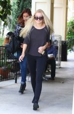 AVA SAMBORA Leaves a Nails Salon in Calabasas 05/16/2015