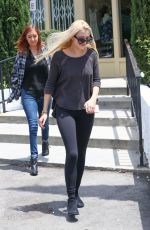 AVA SAMBORA Leaves a Nails Salon in Calabasas 05/16/2015