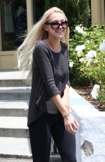 AVA SAMBORA Leaves a Nails Salon in Calabasas 05/16/2015