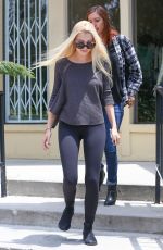 AVA SAMBORA Leaves a Nails Salon in Calabasas 05/16/2015