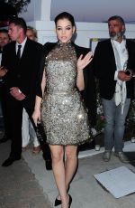 BARBARA PALVIN at Vanity Fair and Chanel Dinner in Golfe-Juan
