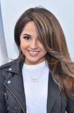 BECKY G at Tomorrowland Premiere in Anaheim