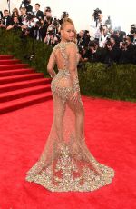 BEYONCE at MET Gala 2015 in New York