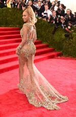 BEYONCE at MET Gala 2015 in New York