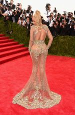 BEYONCE at MET Gala 2015 in New York