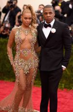 BEYONCE at MET Gala 2015 in New York