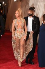 BEYONCE at MET Gala 2015 in New York