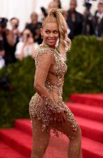 BEYONCE at MET Gala 2015 in New York