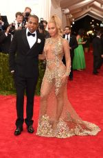 BEYONCE at MET Gala 2015 in New York