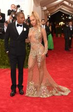 BEYONCE at MET Gala 2015 in New York