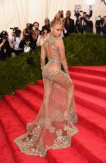 BEYONCE at MET Gala 2015 in New York