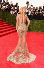 BEYONCE at MET Gala 2015 in New York
