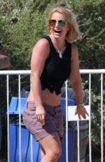 BRITNEY SPEARS at a Beach in Malibu 05/04/2015