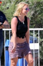 BRITNEY SPEARS at a Beach in Malibu 05/04/2015