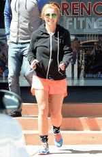 BRITNEY SPEARS Leaves Drenched Fitness in Thousand Oaks 05/10/2015