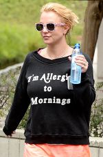 BRITNEY SPEARS Working Out in Thousand Oaks 05/05/2015