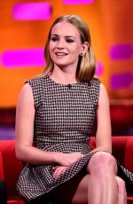 BRITT ROBERTSON at The Graham Norton Show in London