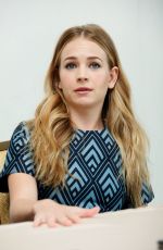 BRITT ROBERTSON at Tomarrowland Press Conference in Beverly Hills