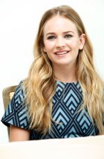 BRITT ROBERTSON at Tomarrowland Press Conference in Beverly Hills