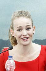 BRITT ROBERTSON at Tomorrowland Photocall in Valencia