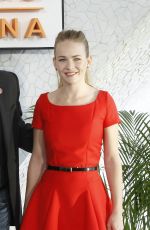 BRITT ROBERTSON at Tomorrowland Photocall in Valencia