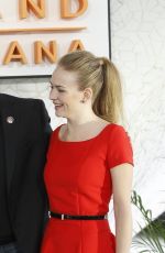 BRITT ROBERTSON at Tomorrowland Photocall in Valencia