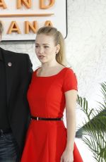 BRITT ROBERTSON at Tomorrowland Photocall in Valencia