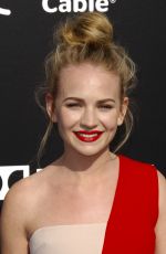 BRITT ROBERTSON at Tomorrowland Premiere in Anaheim
