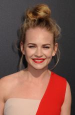 BRITT ROBERTSON at Tomorrowland Premiere in Anaheim
