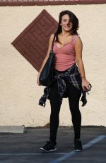 BRITTANY CHERRY Arrives at Dancing with the Stars in Hollywood 04/30/2015