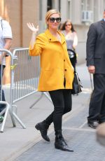 BRITTANY SNOW Leaves The View in New York