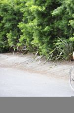 BROOKE BURKE Riding a Bike Out in Malibu 05/26/2015