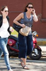 BROOKE SHIELDS Out and About in New York 05/08/2015