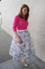 BRYCE DALLAS HOWARD Arrives at BBC Radio 2 Studio in London 05/28/2015
