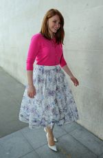 BRYCE DALLAS HOWARD Arrives at BBC Radio 2 Studio in London 05/28/2015