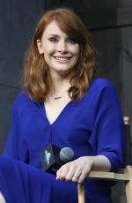 BRYCE DALLAS HOWARD at Jurassic World Press Conference in Beijing