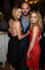 CAITY LOTZ and KATIE CASSIDY at 2015 CW Upfront Party in New York