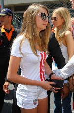 CARA and POPPY DELEVINGNE at 2015 Monaco Grand Prix in Monte Carlo