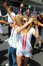 CARA and POPPY DELEVINGNE at 2015 Monaco Grand Prix in Monte Carlo