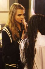 CARA DELEVIGNE at a Dinner with Friends in Cannes