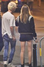 CARA DELEVIGNE at a Dinner with Friends in Cannes