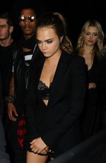 CARA DELEVINGNE Arrives at Gotham Nightclub in Cannes 5/21/15