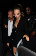 CARA DELEVINGNE Arrives at Gotham Nightclub in Cannes 5/21/15