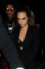 CARA DELEVINGNE Arrives at Gotham Nightclub in Cannes 5/21/15