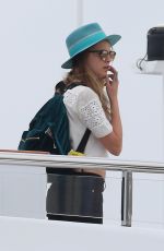 CARA DELEVINGNE Arrives in Vannes 05/19/2015