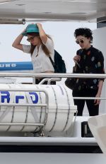 CARA DELEVINGNE Arrives in Vannes 05/19/2015