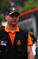 CARA DELEVINGNE at McLaren Honda Garage in Pitlane at Monaco Formula One Grand Prix