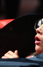 CARA DELEVINGNE at McLaren Honda Garage in Pitlane at Monaco Formula One Grand Prix